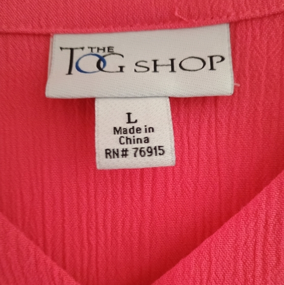 The Tog Shop Women's Melon Button-Up Top - Picture 3 of 6